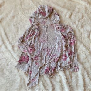 Abercrombie and Fitch floral cardigan